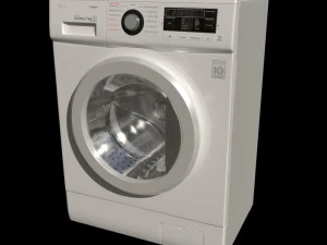 washing machine lg f1296hds3 3D Model