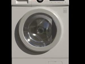 washing machine lg f1296hds3 3D Model