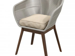 dining chair modloft jesper 3D Model