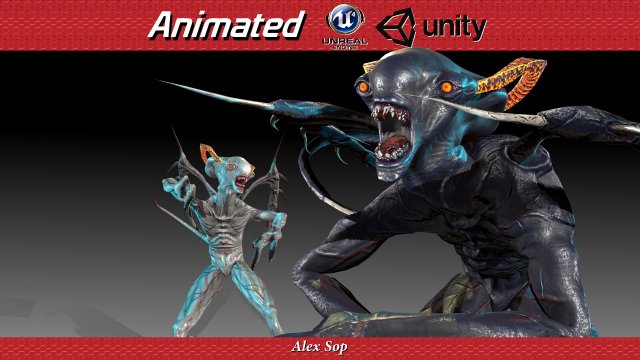 monster ceratos 3D Model .c4d .max .obj .3ds .fbx .stl .blend 