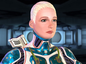 explorer girl Modelo 3D