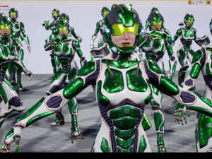 explorer girl Modelo 3D