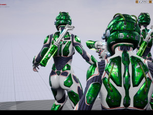 explorer girl Modelo 3D