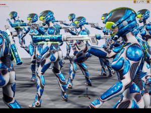 explorer girl Modelo 3D