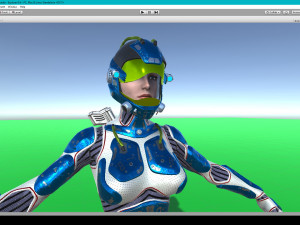 explorer girl Modelo 3D