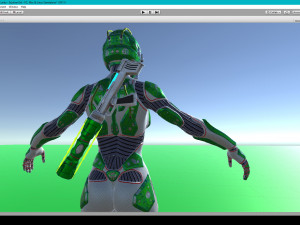 explorer girl Modelo 3D
