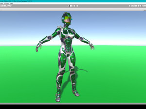 explorer girl Modelo 3D