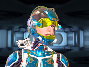 explorer girl Modelo 3D