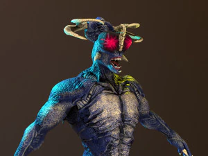 monster tricerat 3D Model