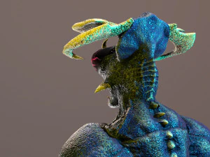 monster tricerat 3D Model