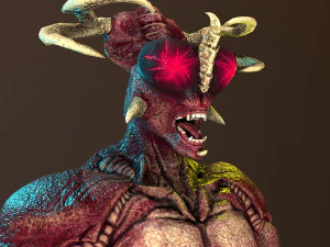 monster tricerat 3D Model