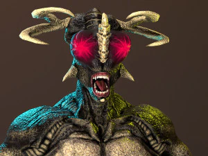 monster tricerat 3D Model