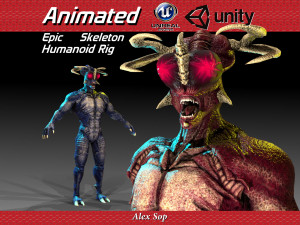 monster tricerat 3D 모델