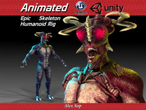 canavar triceratı 3D Model