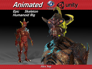 monster styracos 3D 모델