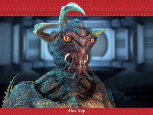 monster styracos 3D 模型