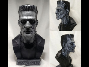 Frankenstein Bust Modello di stampa 3D