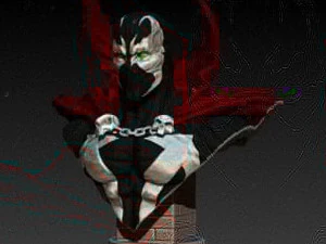 Spawn Bust Figure 3D Print Model