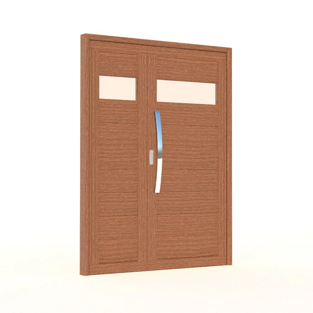 twoleafdoor 3D Model .c4d .max .obj .3ds .fbx .stl .blend 