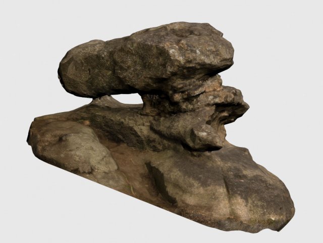 3d scanned rock Modello 3D .c4d .max .obj .3ds .fbx .stl .blend 