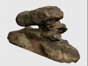 3d scanned rock 3D 모델