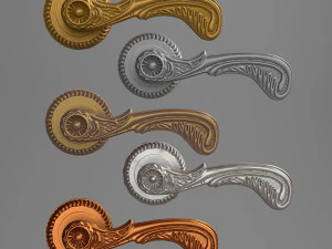 klamka do drzwi Porto Model 3D