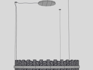 chandelier cattelan italia milano phoenix s4 Model 3D
