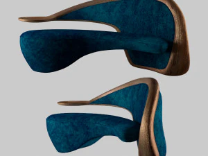 sofa annecy kagan 3D Model