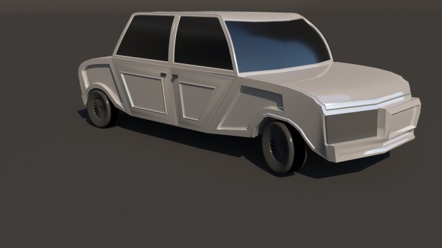 retro car 3D-Modell .c4d .max .obj .3ds .fbx .stl .blend 