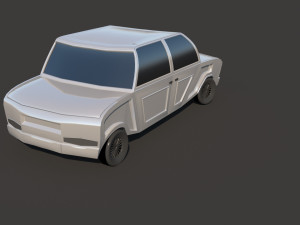 retro car 3D-Modell