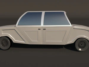retro car 3D Model