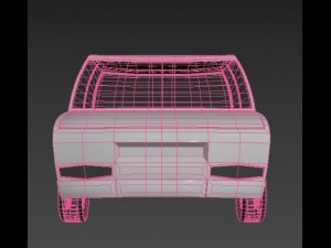 retro car 3D-Modell