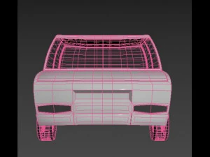 retro car 3D Model