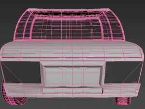 retro car 3D-Modell
