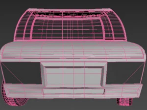 retro car 3D Model