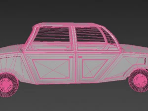 retro car 3D Model