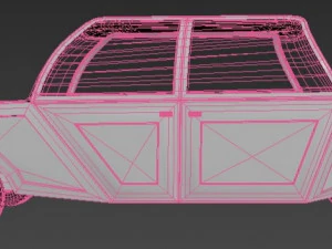 retro car 3D Model