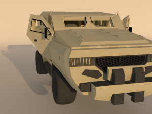 armored car 3D Модель