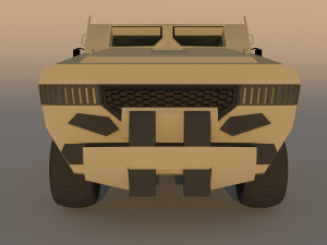 armored car 3D Модель