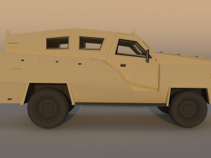 armored car 3D Модель