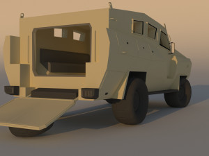armored car 3D Модель