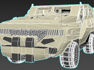 armored car 3D Модель