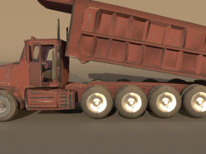dump truck peterbilt 357 3D Model