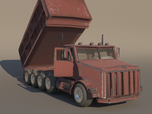 dump truck peterbilt 357 3Dモデル