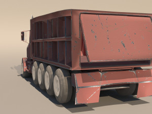 dump truck peterbilt 357 3Dモデル