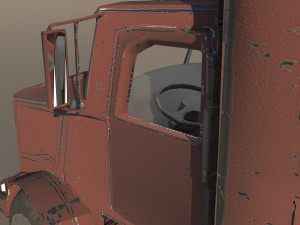 dump truck peterbilt 357 3Dモデル
