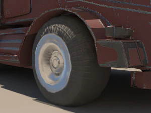 dump truck peterbilt 357 3D Model