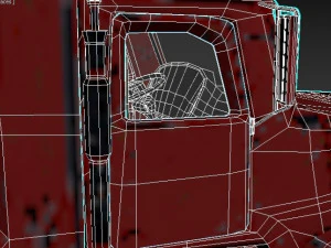 dump truck peterbilt 357 3D Model