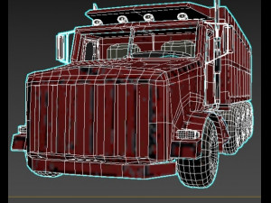 dump truck peterbilt 357 3Dモデル
