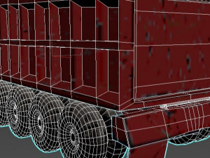 dump truck peterbilt 357 3Dモデル